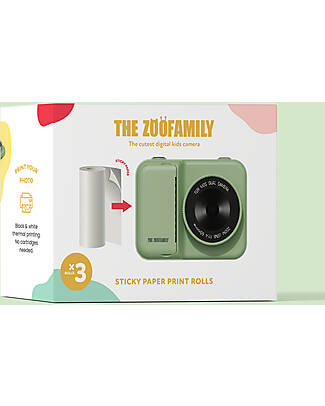 The Zoofamily Set of 3 Sticky Paper Rolls - For Camera Cameras