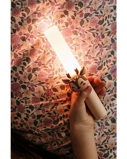 The Zoofamily Zoo Light 3-in-1 Portable Lamp - Deer - with Sleep, Walk, and Read Modes Nightlights