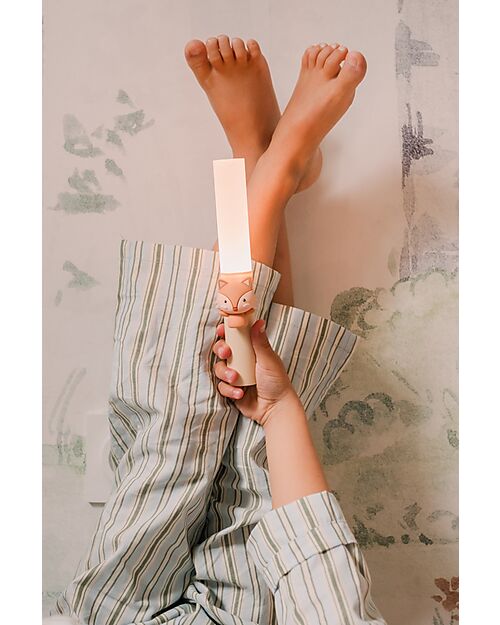 The Zoofamily Zoo Light 3-in-1 Portable Lamp - Fox - with Sleep, Walk, and Read Modes Nightlights