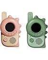 The Zoofamily Zoo Walkie Talkie - Dino Green + Dino Pink - from 3 Years Cameras