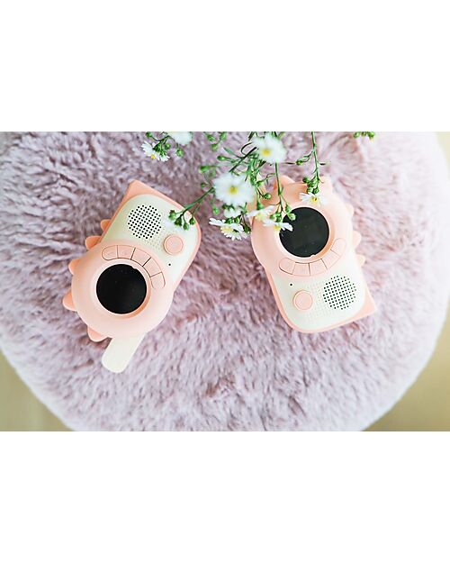 The Zoofamily Zoo Walkie Talkie - Dino Pink - from 3 Years Cameras