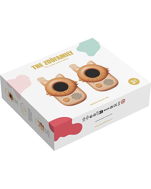 The Zoofamily Zoo Walkie Talkie - Fox - from 3 Years Cameras