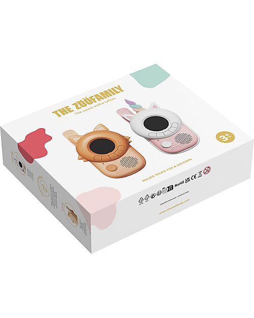 The Zoofamily Zoo Walkie Talkie - Unicorn + Fox - from 3 Years Cameras