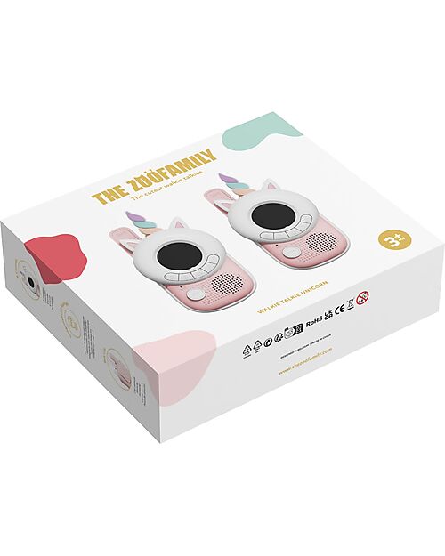The Zoofamily Zoo Walkie Talkie - Unicorn - from 3 Years Cameras