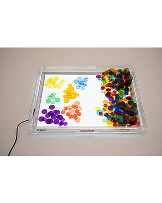 tickit A3 Light Panel Cover - Trasparent - 49 x 37 cm Sensory Games_