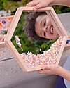 tickit Beech Wood Mirror Trays - 4 Pieces - Geometric Shapes - 0+ Sensory Games_