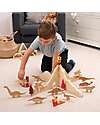 tickit Discovery Jurassic Dividers - Natural - Wood - from 3 Years Sensory Games_
