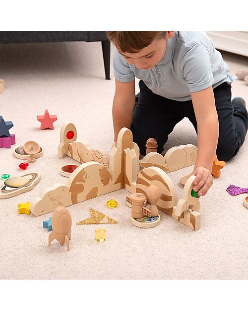 tickit Discovery Space Dividers - Natural - Birch - from 3 Years Sensory Games_