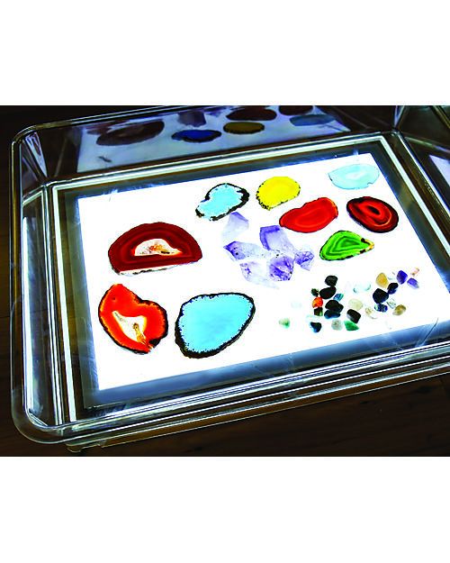 tickit Exploration Light Tray - A3 - Transparent Polycarbonate - Infinite Game Experiences Sensory Games_