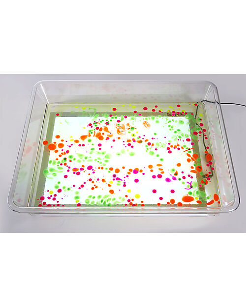 tickit Exploration Light Tray - A3 - Transparent Polycarbonate - Infinite Game Experiences Sensory Games_