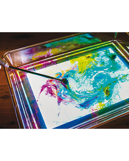 tickit Exploration Light Tray - A3 - Transparent Polycarbonate - Infinite Game Experiences Sensory Games_