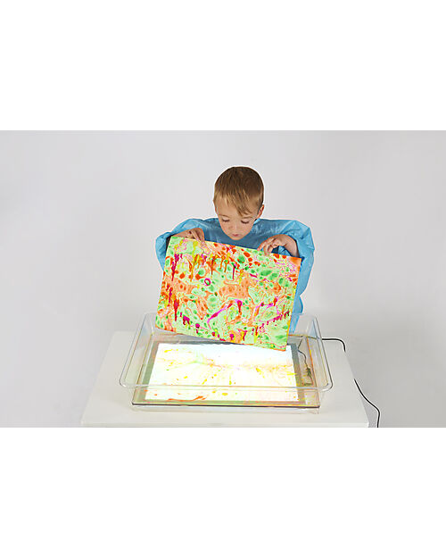 tickit Exploration Light Tray - A3 - Transparent Polycarbonate - Infinite Game Experiences Sensory Games_