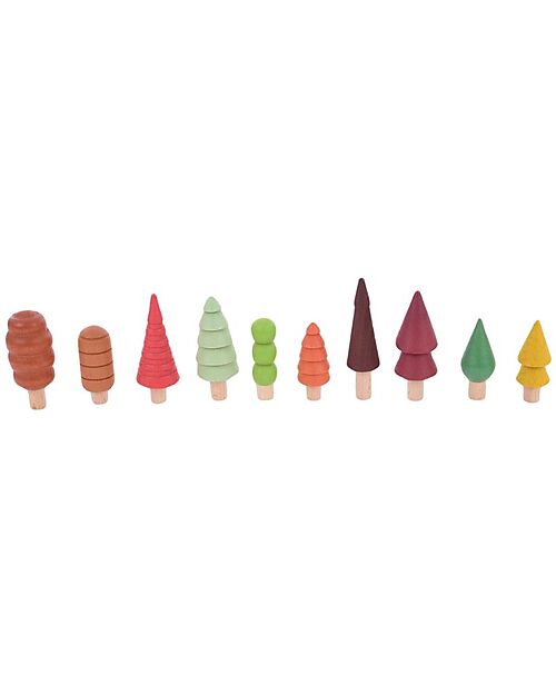 tickit Forest Game Set - 10 Trees - Seasonal Trees - Beech Wood - from 10 Months Montessori Toys