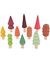 tickit Forest Game Set - 10 Trees - Seasonal Trees - Beech Wood - from 10 Months Montessori Toys