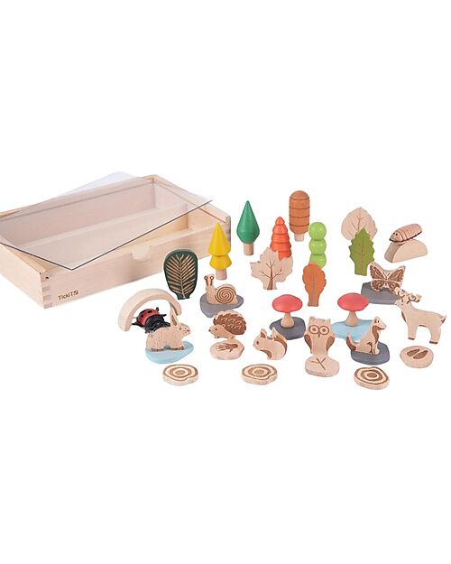 tickit Forest Game Set - Woodland Trail - in Wood - from 3 Years Montessori Toys
