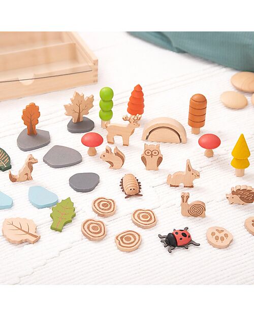tickit Forest Game Set - Woodland Trail - in Wood - from 3 Years Montessori Toys