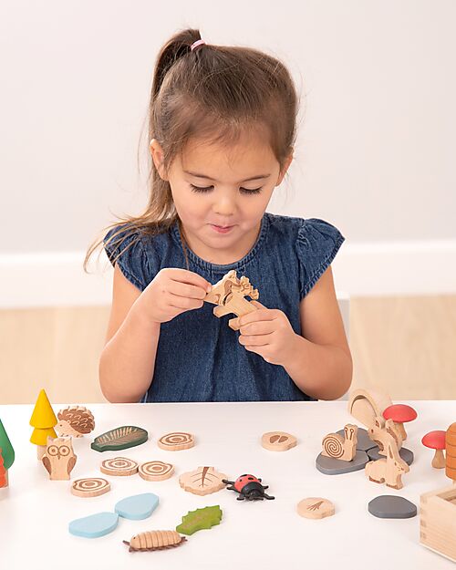 tickit Forest Game Set - Woodland Trail - in Wood - from 3 Years Montessori Toys