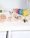 tickit FSC Beech Wood Animal Friends Set - 10 Pieces - +3 Years Wooden Animals