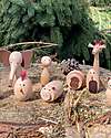 tickit FSC Beech Wood Animal Friends Set - 10 Pieces - +3 Years Wooden Animals