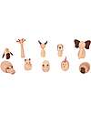tickit FSC Beech Wood Animal Friends Set - 10 Pieces - +3 Years Wooden Animals