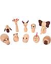 tickit FSC Beech Wood Animal Friends Set - 10 Pieces - +3 Years Wooden Animals