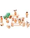 tickit FSC Beech Wood Farm Set - 15 Pieces - A+3 Years Wooden Animals