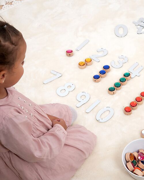 tickit FSC Beech Wood Threading Jewelry Set - 36 Pieces - 2.5 x 3 cm - +3 Years Wooden Stacking Toys