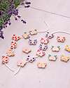 tickit FSC Beech Wood Threading Jewelry Set - Butterfly - 20 Pieces - 5.5 x 3,7 cm - +3 Years Wooden Stacking Toys