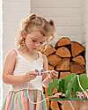 tickit FSC Beech Wood Threading Jewelry Set - Butterfly - 20 Pieces - 5.5 x 3,7 cm - +3 Years Wooden Stacking Toys