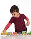 tickit FSC Beech Wood Vehicles - Rainbow - 12 Pieces - 12m+ Wooden Toy Cars, Trains & Trucks