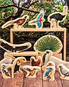 tickit FSC Birch Wood Blocks - Birds - 15 Pieces - 0+ Wooden Animals
