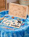 tickit FSC Birch Wood Interlocking Puzzle Game - Ocean Animals - 10 Pieces - 12m+ Wooden Stacking Toys