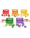 tickit FSC Emu Wood Fruit and Vegetable Threading Set - 26 Pieces - +3 Years Wooden Food