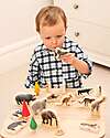 tickit FSC Poplar FSC Blocks - Wild Animals - 15 Pieces - 0+ Wooden Animals