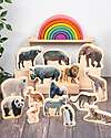tickit FSC Poplar FSC Blocks - Wild Animals - 15 Pieces - 0+ Wooden Animals