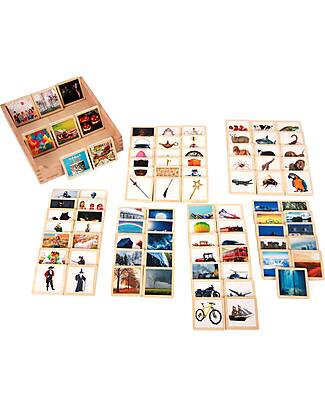 tickit FSC Poplar Wood Tile Set - 90 Pieces - with Box - 6 x 6 cm - +3 Years Pretend Play