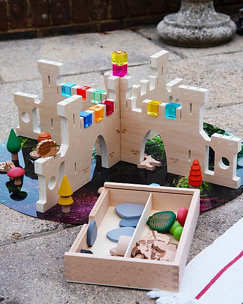 tickit Gem Cubes Game Set - 10 Pieces - from 10 Months - for Light Panel Sensory Games_