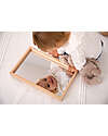 tickit Mirror Tray - for Play and Language - Solid Wood from Sustainable Forests Sensory Games_