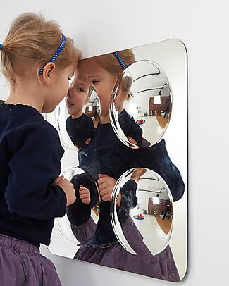 tickit Mirror with 4 Domes - 49 x 49 cm - +3 Years Sensory Games_