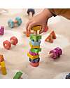 tickit Nuts and Bolts - Rainbow - 28 Pieces - Beech Wood - from 12 Months Wooden Stacking Toys
