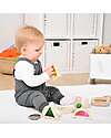 tickit Rainbow Blocks - 24 Blocks and 4 Shapes - in Wood - from 12 Months Wooden Blocks and Construction Sets
