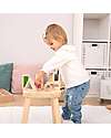 tickit Rainbow Blocks - 24 Blocks and 4 Shapes - in Wood - from 12 Months Wooden Blocks and Construction Sets