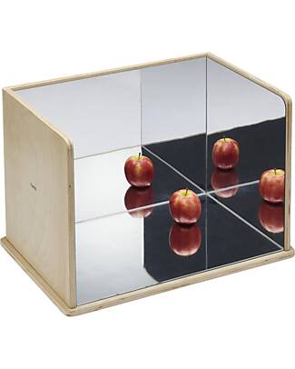 tickit Rectangle Exploratory Mirror - FSC Birch Wood - 31,5 x 47 x 32 cm - 0+ Sensory Games_