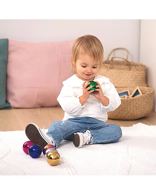 tickit Reflective Sensory Mystery Balls - Blue/Green/Gold/Pink/Silver/Mirror Burst - 6 Balls - Suitable for All Ages Sensory Games_