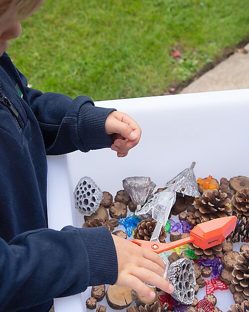 tickit Scissor-Handled Tongs - Rainbow - 6 Pieces - +3 Years Outdoor Games and Toys_