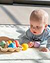 tickit Sensory Egg Game - Rainbow - 6 Pieces - Food Grade Silicone Sensory Games_