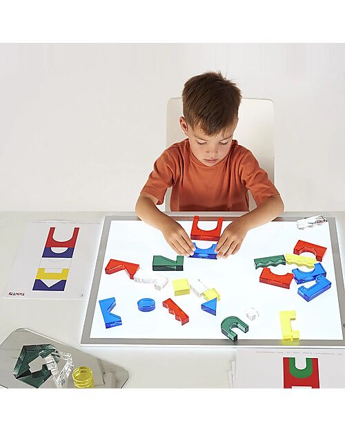 tickit Sensory Game Set - Color Crystal Block - 15 Inspiration Cards - from 3 Years Sensory Games_