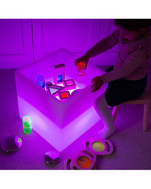tickit Sensory Mood Water Play Cube - 40 x 40 x 40 cm - with power supply Sensory Games_