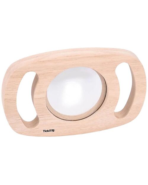 tickit Sensory Toy in FSC Rubber Wood - Easy Hold - Concave and Convex Mirror - +12m Sensory Games_