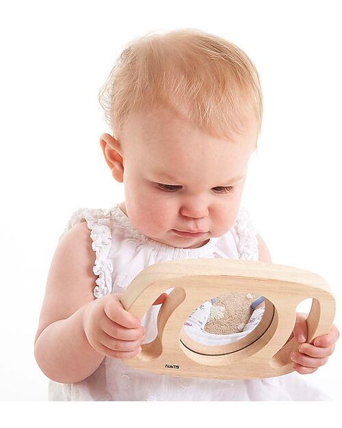 tickit Sensory Toy in FSC Rubber Wood - Easy Hold - Concave and Convex Mirror - +12m Sensory Games_